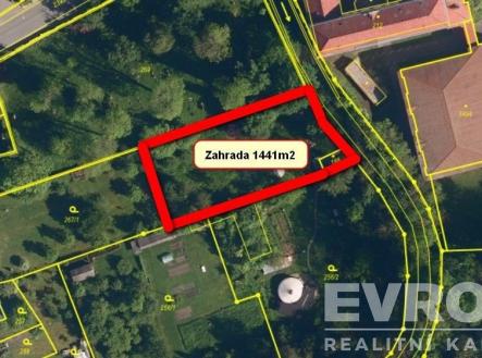 Prodej pozemku, zahrada, 1 441 m²