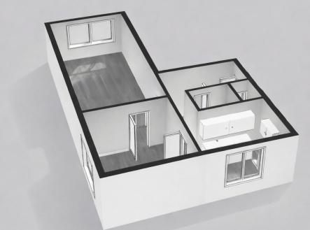 Pronájem bytu, 2+1, 52 m²