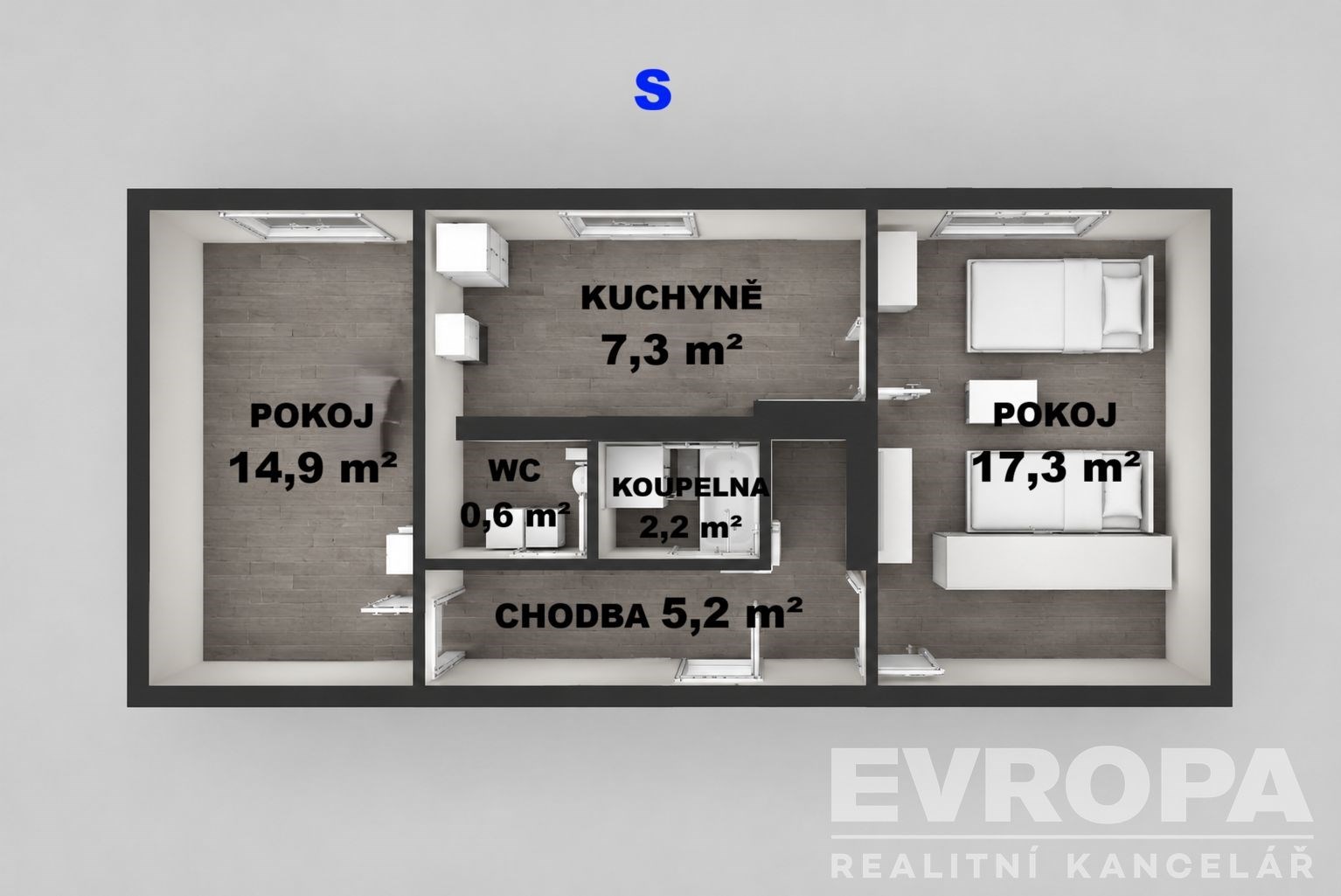 3D půdorys
