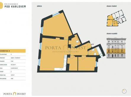 Prodej bytu, 3+kk, 106 m²