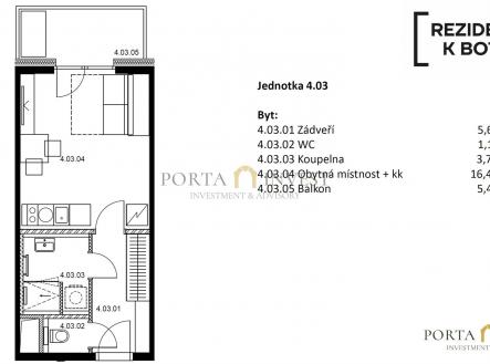 Prodej bytu, 1+kk, 29 m²