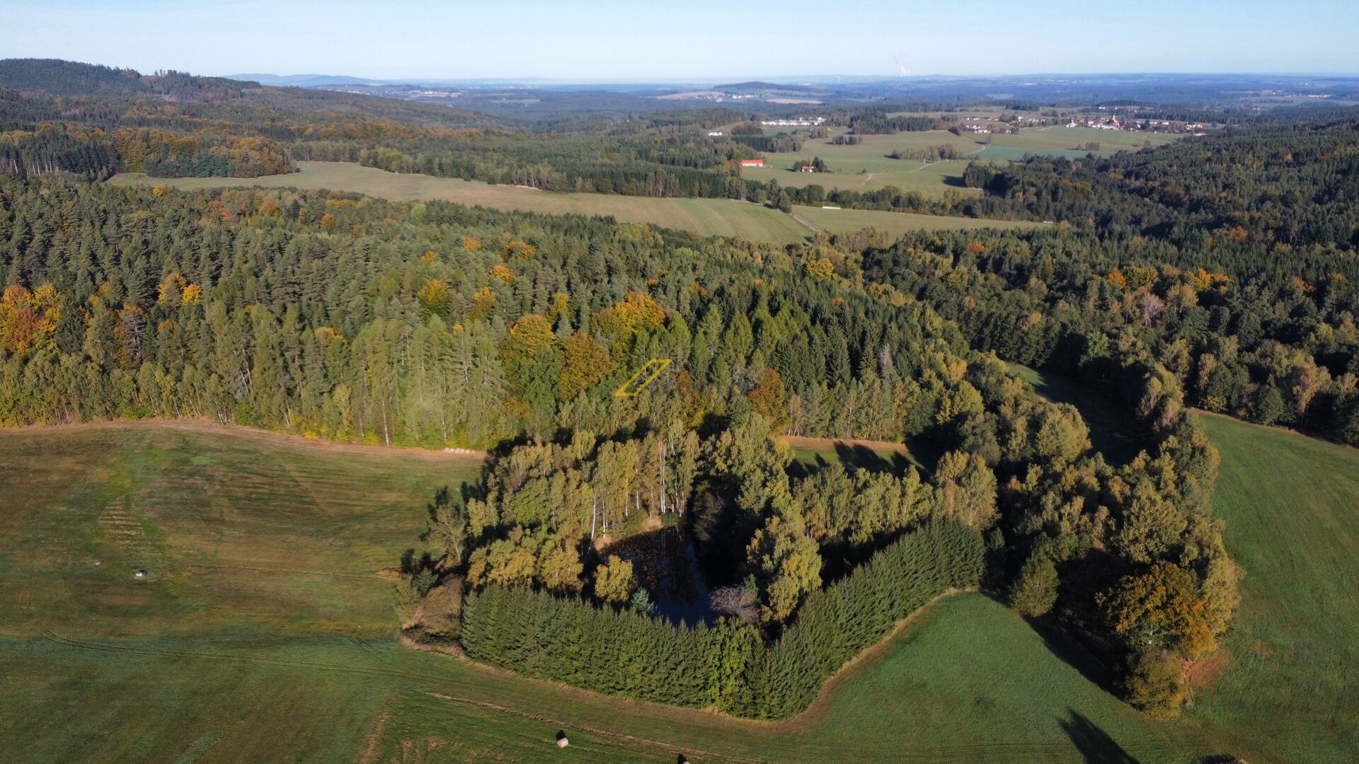 Prodej rybníku s pozemky, Klení, Benešov nad Černou