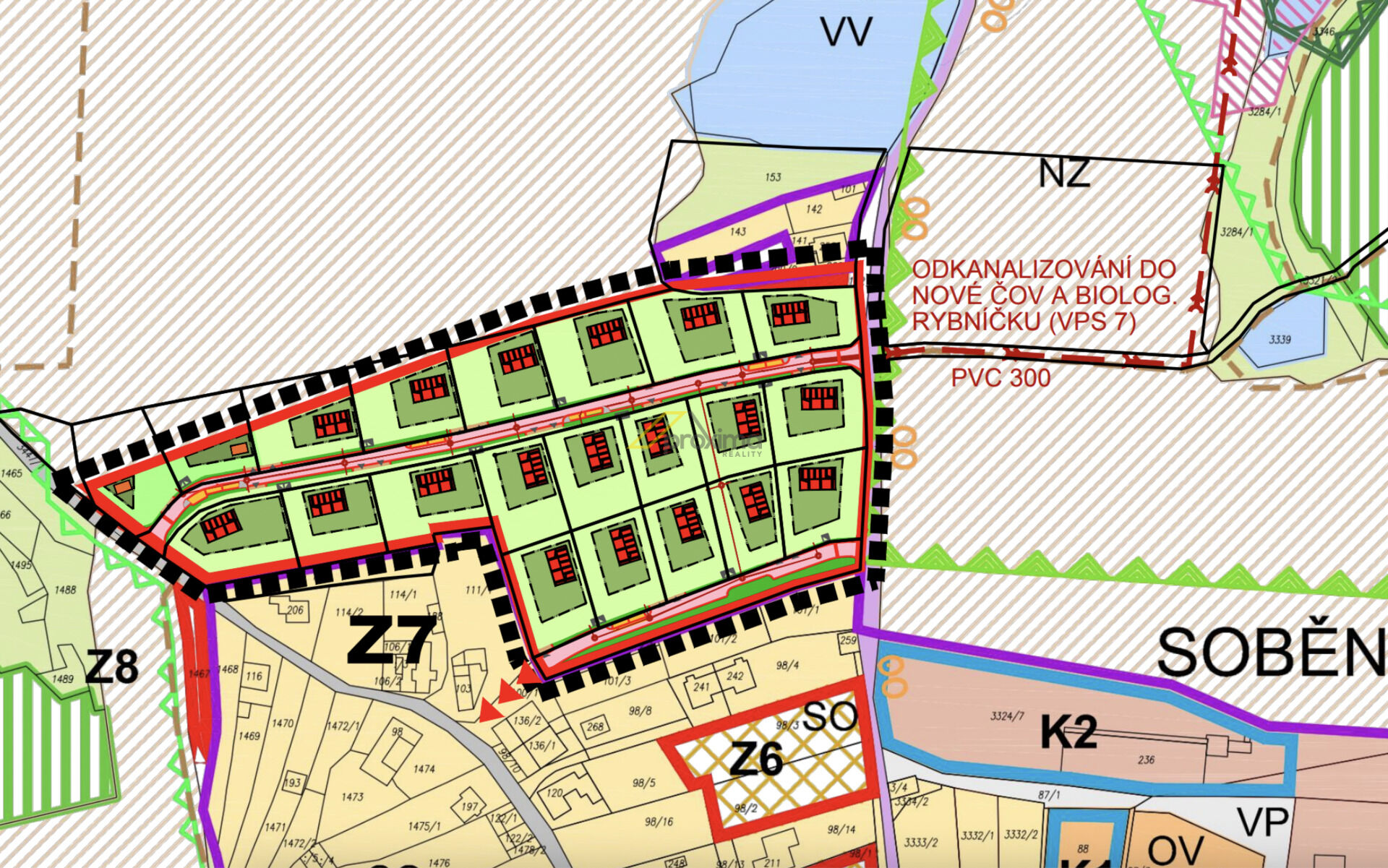 Pozemek k zastavění rodinným domem, 1559 m2, Soběnov