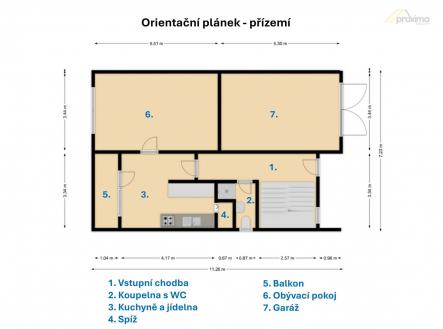 Orientační plánek - přízemí
