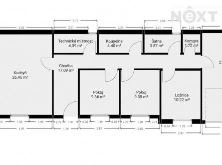 Prodej - dům/vila, 117 m²