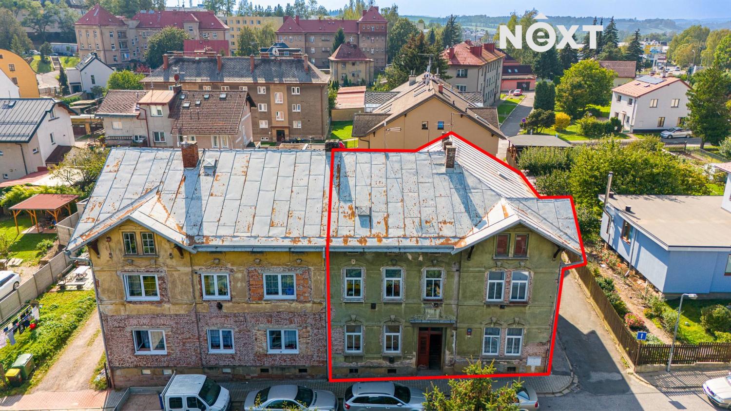 Prodej komerční Činžovní dům, 234㎡|Královéhradecký kraj, Trutnov, Horní Předměstí, V Domcích 122, 54