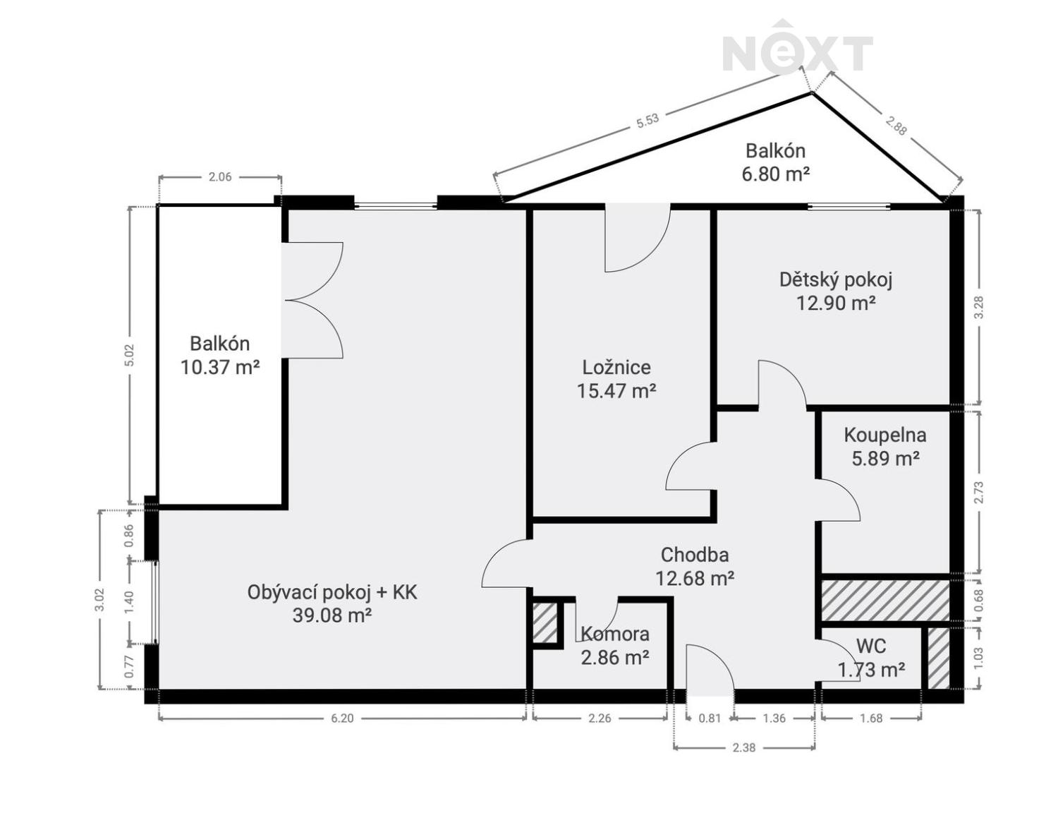 Prodej byt 3+kk, 91㎡