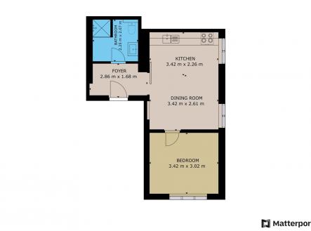 Pronájem bytu, 2+kk, 37 m²