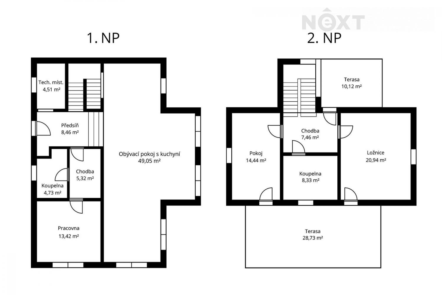 Prodej Rodinný dům, 195㎡|Příbram, Středočeský kraj, Nová Ves pod Pleší, 26204