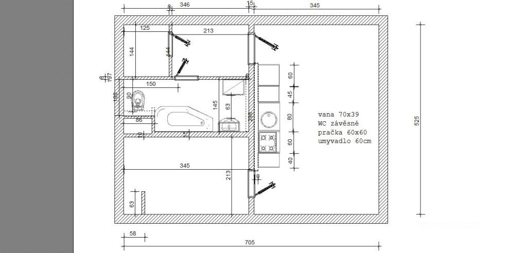 Pronájem bytu, 2+kk, 38 m²
