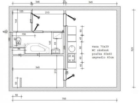 Pronájem bytu, 2+kk, 38 m²