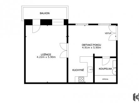 Prodej bytu, 2+kk, 68 m²