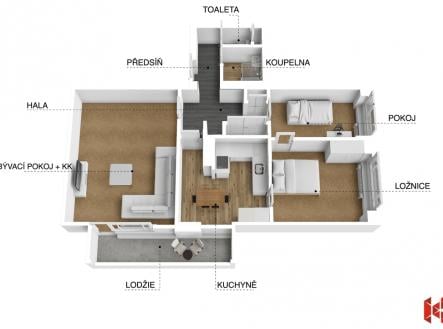 Prodej bytu, 3+1, 85 m²