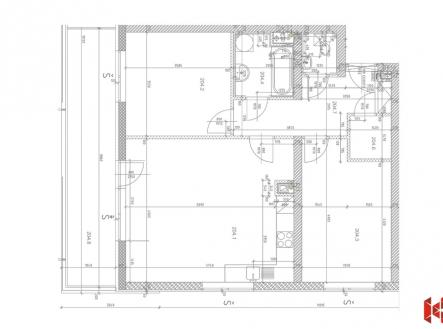Pronájem bytu, 3+kk, 70 m²