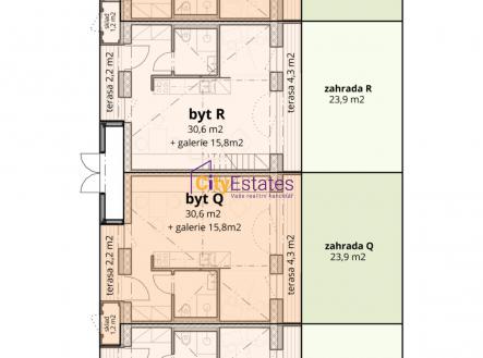 Prodej bytu, 1+kk, 54 m²