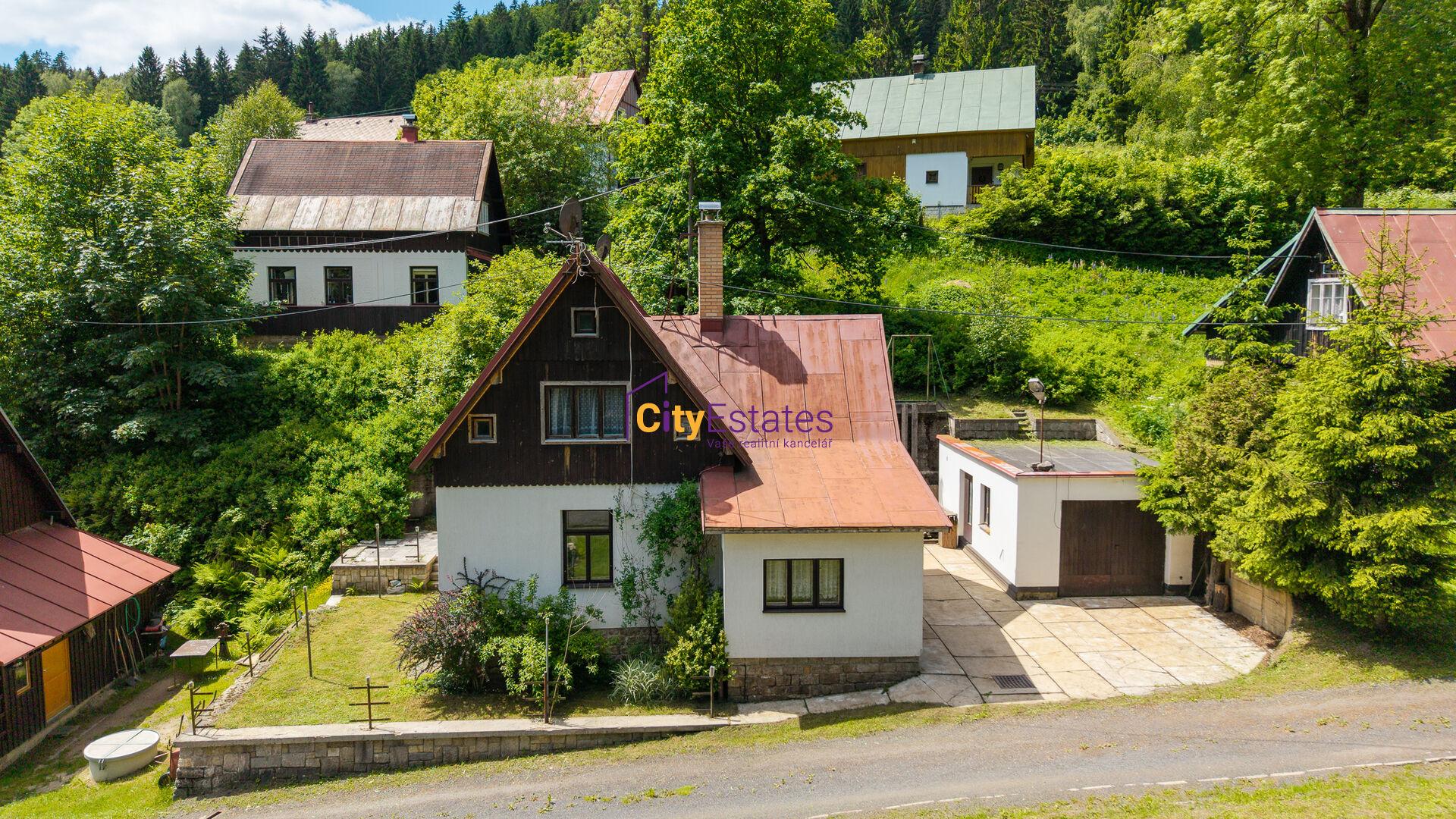 Horská chalupa v Černé Říčce, Desná - Jizerské hory