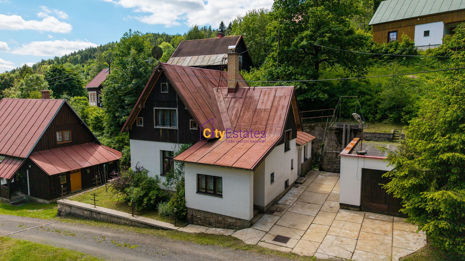 Horská chalupa v Černé Říčce, Desná - Jizerské hory