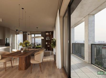 Prodej bytu, 3+kk, 92 m²