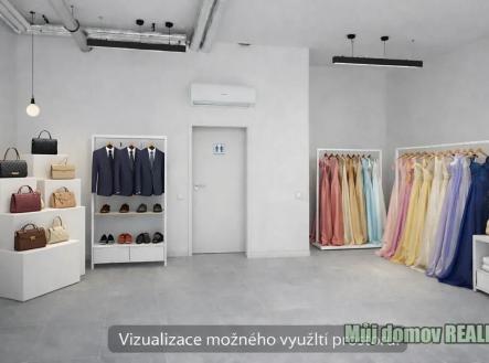 Pronájem obchodní prostor, 53 m²