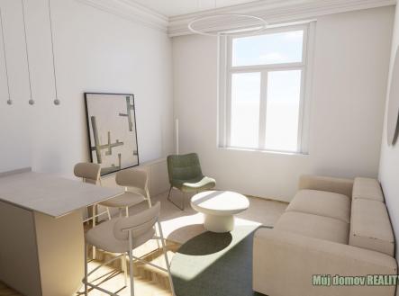Pronájem bytu, 2+kk, 46 m²