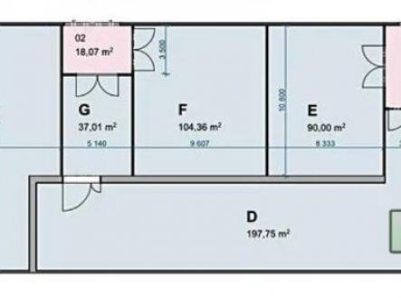 Pronájem skladu, 306 m²
