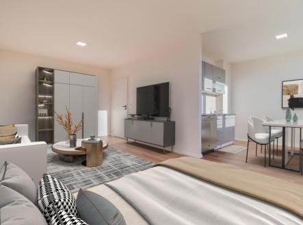 Prodej bytu, 1+kk, 34 m²