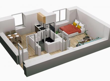 Prodej bytu, 1+1, 37 m²