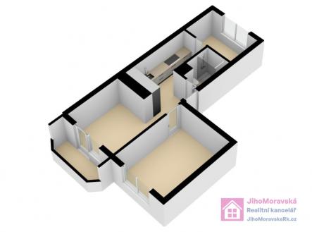 Prodej bytu, 3+kk, 68 m²