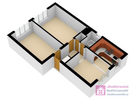 Prodej bytu, 3+kk, 82 m²