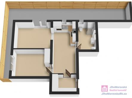 Pronájem bytu, 2+1, 84 m²