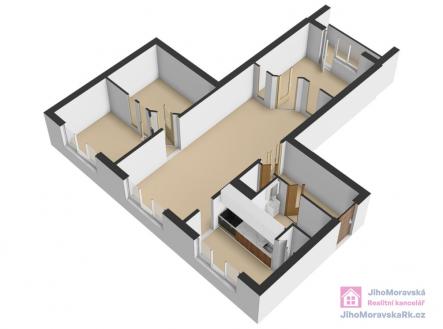 Pronájem bytu, 4+1, 77 m²