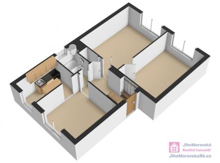 Prodej bytu, 2+1, 79 m²
