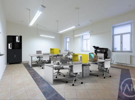 Pronájem kanceláře, 44,9 m²