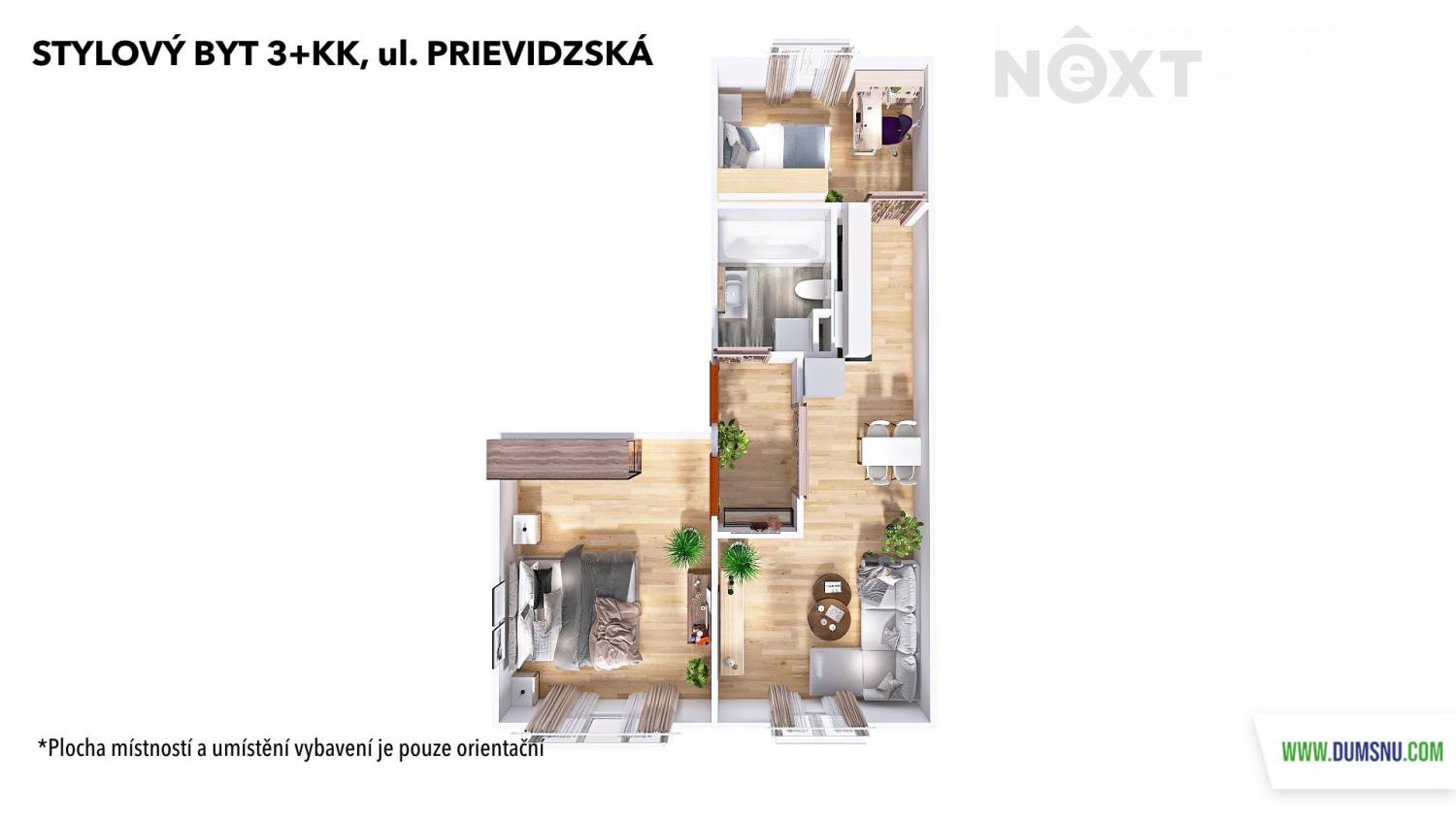 Prodej byt 3+kk, 56㎡|Olomoucký kraj, Šumperk, Prievidzská 2329/15, 78701
