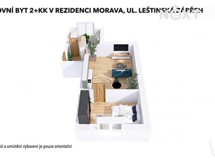 Prodej bytu, 2+kk, 58 m²