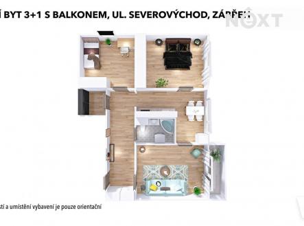 Prodej bytu, 3+1, 72 m²