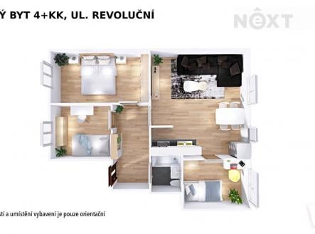 Prodej bytu, 4+kk, 64 m²