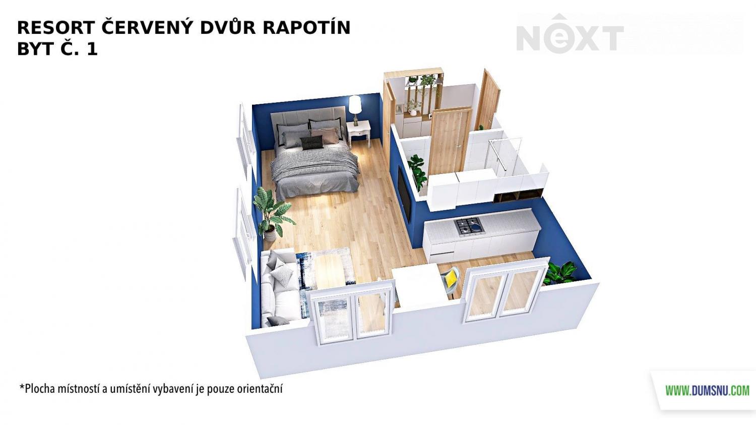 Prodej byt 1+kk, 40㎡|Olomoucký kraj, Šumperk, Rapotín, Výzkumníků 267, 78813