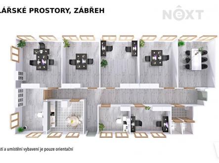 Pronájem kanceláře, 17 m²