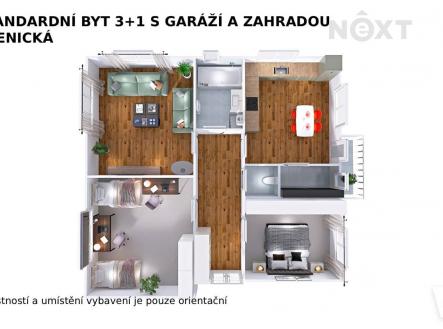 Prodej bytu, 3+1, 107 m²