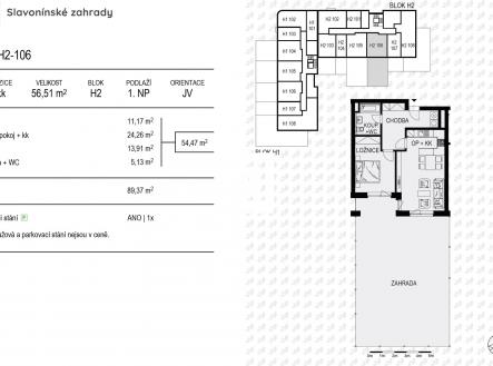 Prodej bytu, 2+kk, 54 m²