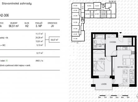 Prodej bytu, 2+kk, 57 m²