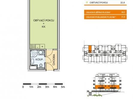 Prodej bytu, 1+kk, 32 m²