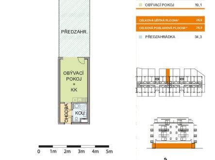 Prodej bytu, 1+kk, 28 m²