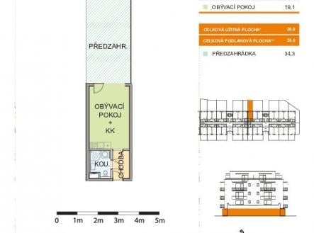 Prodej bytu, 1+kk, 27 m²