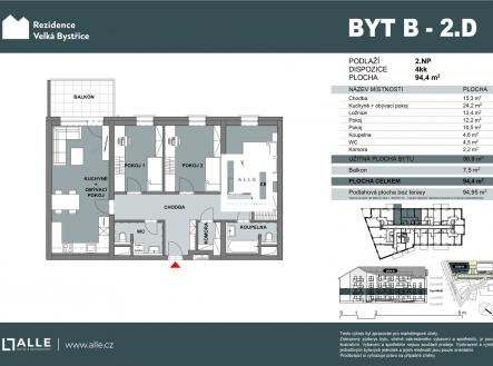 Prodej bytu, 4+kk, 87 m²
