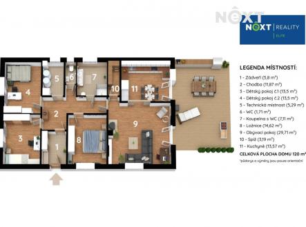 Prodej domu/vily, 172 m²