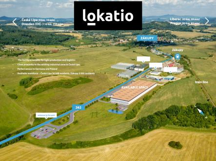 Pronájem - komerční objekt, sklad, 15 628 m²