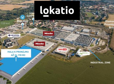 Pronájem komerčního objektu, sklad, 26 198 m²