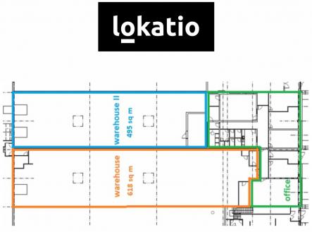 Pronájem - komerční objekt, sklad, 1 113 m²